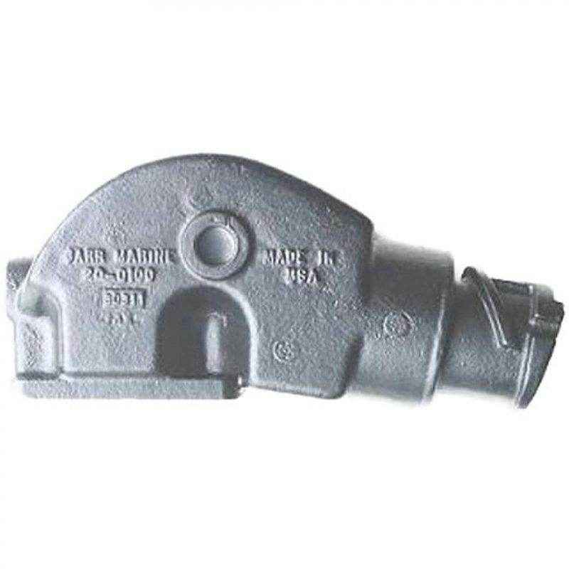 20-0100 Water cooled center discharge riser (3/4" N.P.T